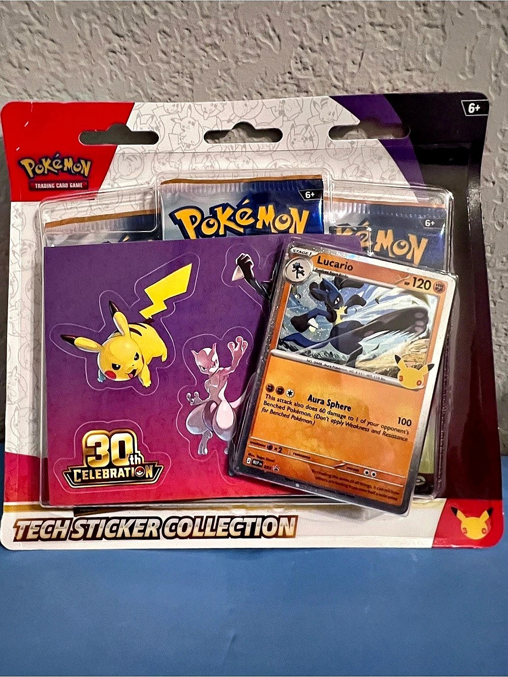 Authentic Pokémon 30th Celebration Tech Sticker Collection Factory Sealed
